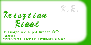 krisztian rippl business card